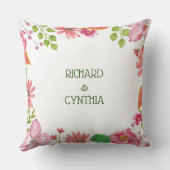 Religiöse Blume zum 30. Hochzeitstag Kissen (Rückseite)