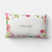 Religiöse Blume zum 40. Hochzeitstag Lendenkissen (Rückseite)