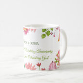 Religiöse Blume zum 55. Hochzeitstag Kaffeetasse (VorderseiteRechts)