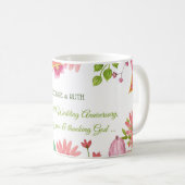 Religiöse Blume zum 65. Hochzeitstag Kaffeetasse (VorderseiteRechts)