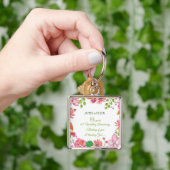 Religiöse Blume zum 80. Hochzeitstag Schlüsselanhänger (Hand)