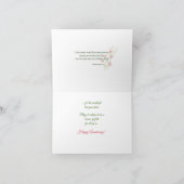 Religiöse Blume zum Hochzeitstag Karte (Innenseite)