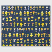 Religiöse Chalices Geschenkpapier (Flach)
