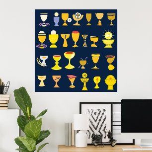 Religiöse Chalices Poster