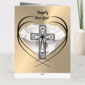 Religiöse Christliche 60. Hochzeitskarte Karte (Rückseite)