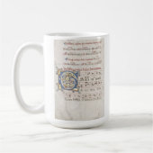 religiöse christliche Bibelmanuskriptkunst Kaffeetasse (Links)