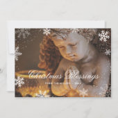 Religiöse Christliche Engel Snowflake Weihnachten (Vorderseite)