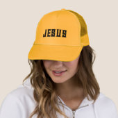Religiöse Christliche Glaube Jesus Name Truckerkappe (Beispiel)