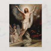Religiöse Christliche Jesus Auferstehung Ostern Feiertagspostkarte (Vorderseite)