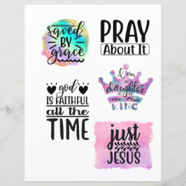 Religiöse Christliche Jesus zitiert Bibelverse