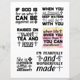 Religiöse Christliche Jesus zitiert Bibelverse