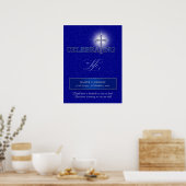 Religiöse Christliche Kreuzfeier des Lebens Poster (Küche)