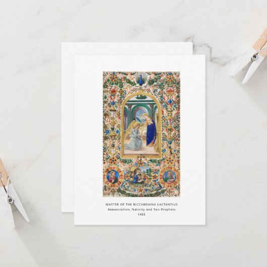 Religiöse Christliche Krippe Weihnachten Karte (Vorderseite/Rückseite Beispiel)