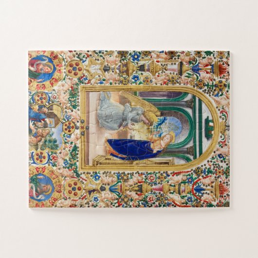 Religiöse Christliche Krippe Weihnachten Puzzle (Horizontal)