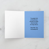 Religiöse Christliche Leuchtturm-Vathers-Tageskart Karte (Innenseite)