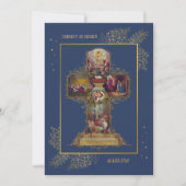 Religiöse Christliche Osterfeier Eistour Einladung (Vorderseite)