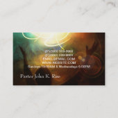 Religiöse Christliche Pastor-Geistliche Kirche Lob Visitenkarte (Rückseite)