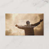 Religiöse Christliche Pastor-Geistliche Kirche Lob Visitenkarte (Rückseite)