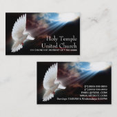 Religiöse Christliche Taube spirituelle Kirche Lob Visitenkarte (Vorne/Hinten)