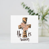 Religiöse Christliche Taufe Einladung (Stehend Vorderseite)