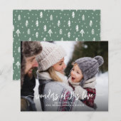 Religiöse Christliche Weihnachtskarte (Vorne/Hinten)