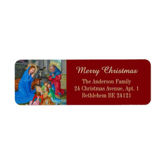 Religiöse Christliche Weihnachtskrippe im Mittelal (Vorne)