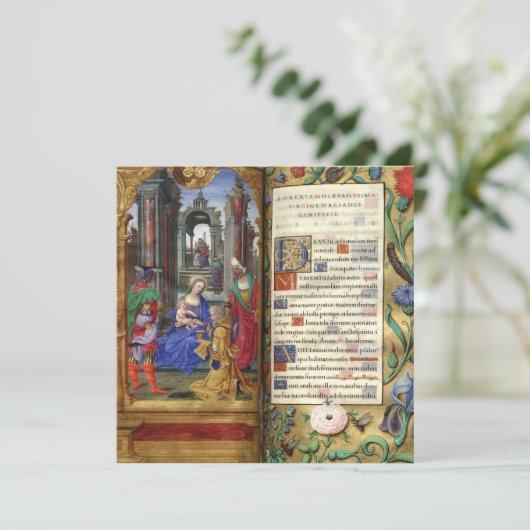 Religiöse Christliche Weihnachtskrippe Renaissance (Stehend Vorderseite)