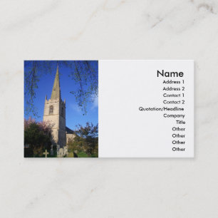 Religiöse Church Business Card Visitenkarte