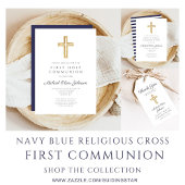 Religiöse Cross Boy First Communion Serviette