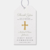 Religiöse Cross Boy Sage Grüne erste Kommune Geschenkanhänger (Vorderseite)