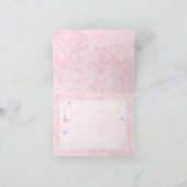 Religiöse Cross Butterfly Girl Danke Karten (Innenseite)