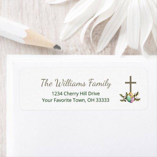 Religiöse Cross Decorated Eggs Osterbrunch (Insitu)