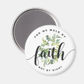 Religiöse Cross Faith Bible Verse Magnet (Vorderseite/Rückseite)
