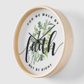 Religiöse Cross Faith Bible Verse Uhr (Winkel)