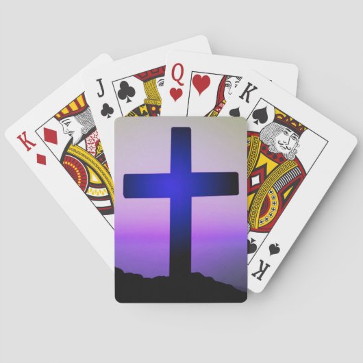 Religiöse Cross-Playing Cards Spielkarten (Rückseite)