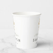 Religiöse Cross Sage Green Script Boy Taufe Pappbecher (Rechts)