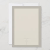 Religiöse Einladung über Wasserzeichen (Rückseite)