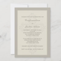 Religiöse Einladung über Wasserzeichen