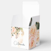 Religiöse Elegante Rose Rosa Wash Cross Geschenkschachtel (Geöffnet)