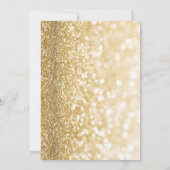 Religiöse Elegeant Classic Gold Design Hochzeit Einladung (Rückseite)