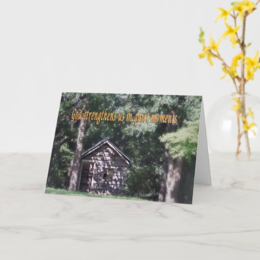 Religiöse Encourgement Karte (Gelbe Blume)