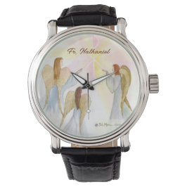 Religiöse Engel Personalisiert Armbanduhr
