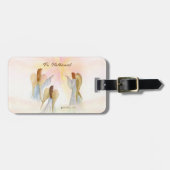 Religiöse Engel Personalisiert Gepäckanhänger (Vorderseite horizontal)