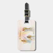 Religiöse Engel Personalisiert Gepäckanhänger (Vorderseite vertikal)