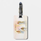 Religiöse Engel Personalisiert Gepäckanhänger (Rückseite vertikal)