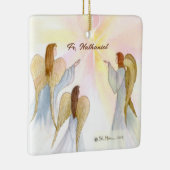 Religiöse Engel Personalisiert Keramikornament (Rechts)