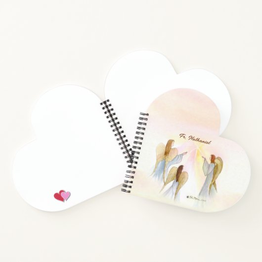 Religiöse Engel Personalisiert Notizblock (Innenseite)