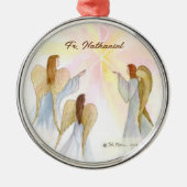 Religiöse Engel Personalisiert Ornament Aus Metall (Vorne)