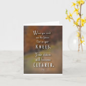 Religiöse Ermutigung Karte (Gelbe Blume)