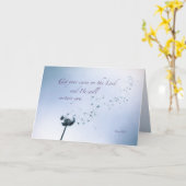 Religiöse Ermutigung und Unterstützung, Lüster Karte (Gelbe Blume)